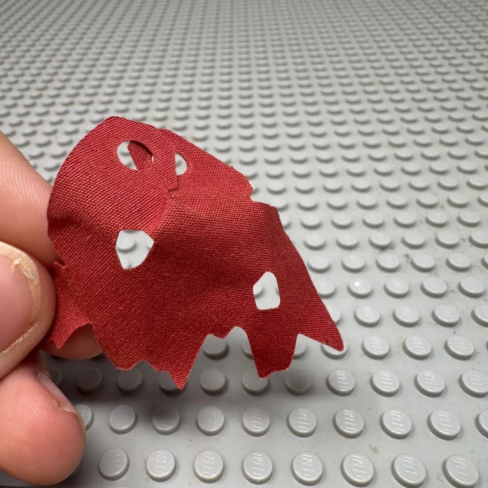 LEGO Minifigure Parts Lot Torso Red Cape Skeleton Head Pieces